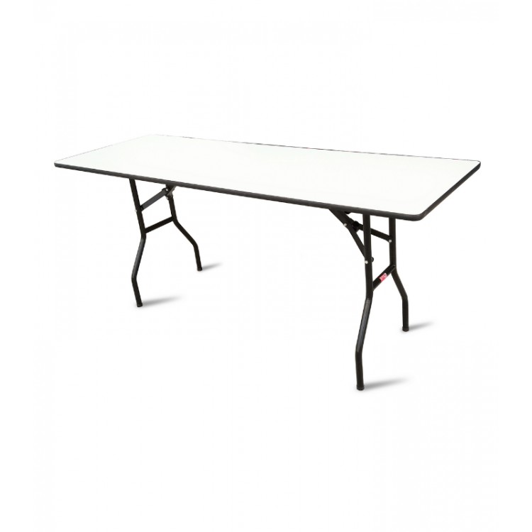 Mesa plegable de 180 cms para 10 personas.