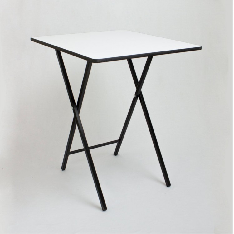 Mesa Escritorio Plegable Wengue Y Negro 90cm