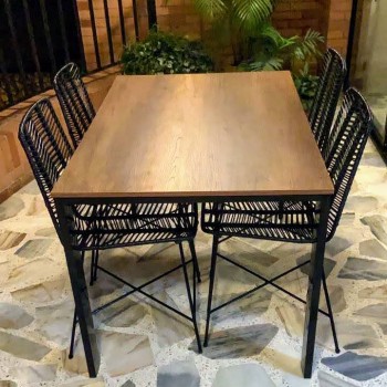 Mesa de comedor moderno de 4 puestos de 120cm