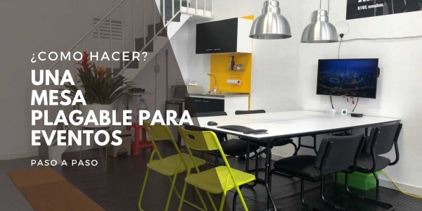 ¿Como hacer una mesa plegable de madera para eventos?  paso a paso.